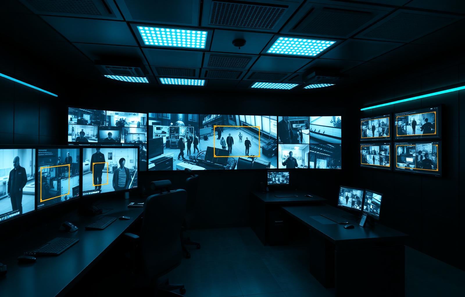 ศูนย์ควบคุม AI CCTV ของระบบ Sentry AI